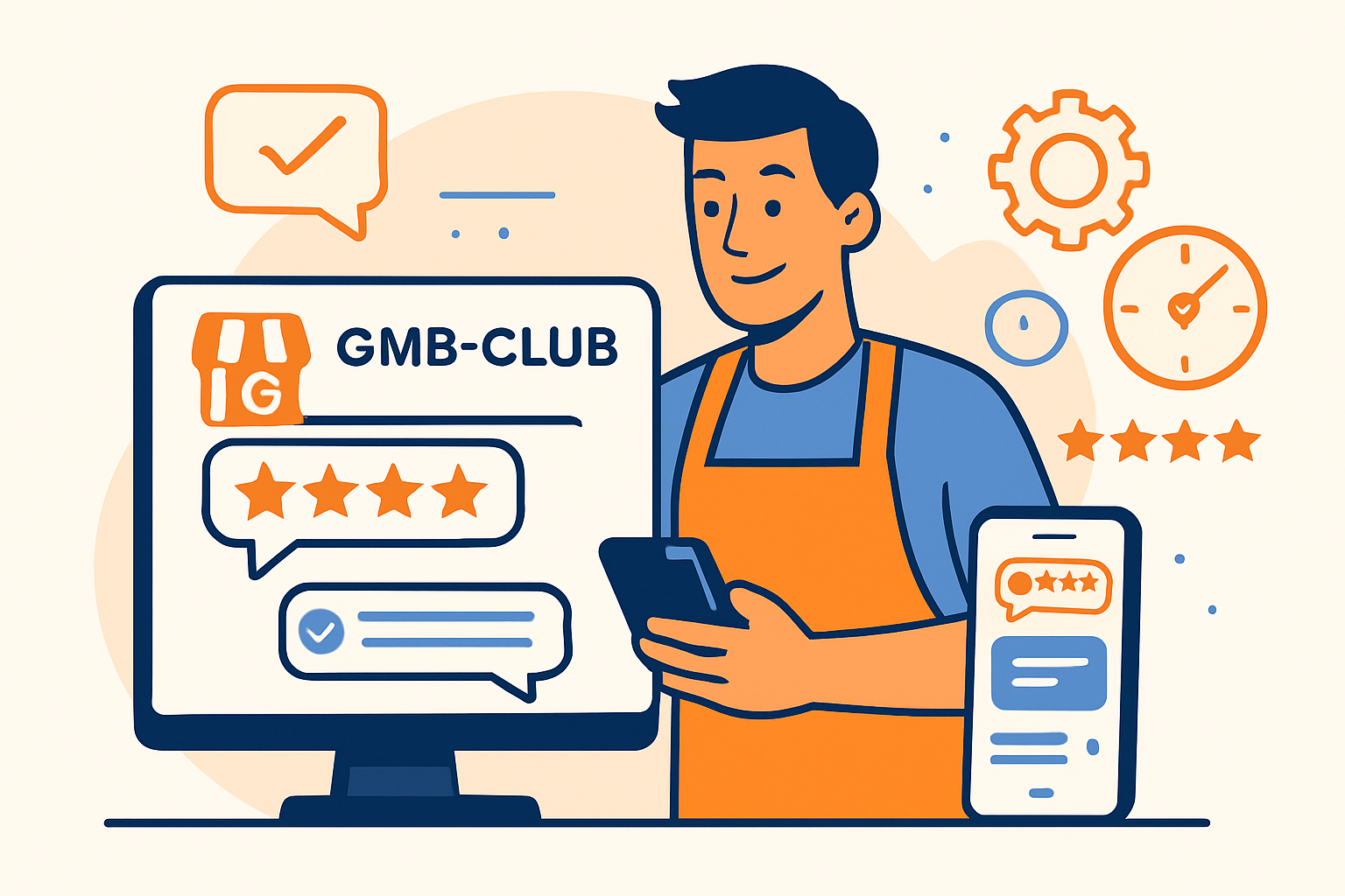 Illustration de réponses automatiques aux avis Google améliorant la confiance clients avis Google