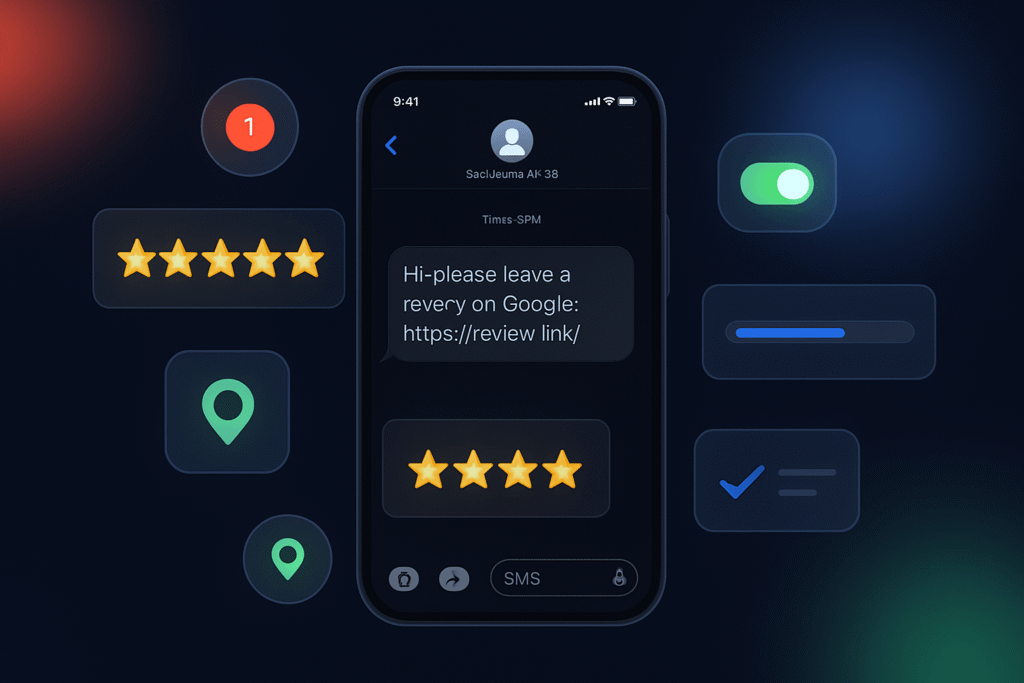 Campagne SMS : Collectez des avis Google efficacement avec nos templates et automatisation