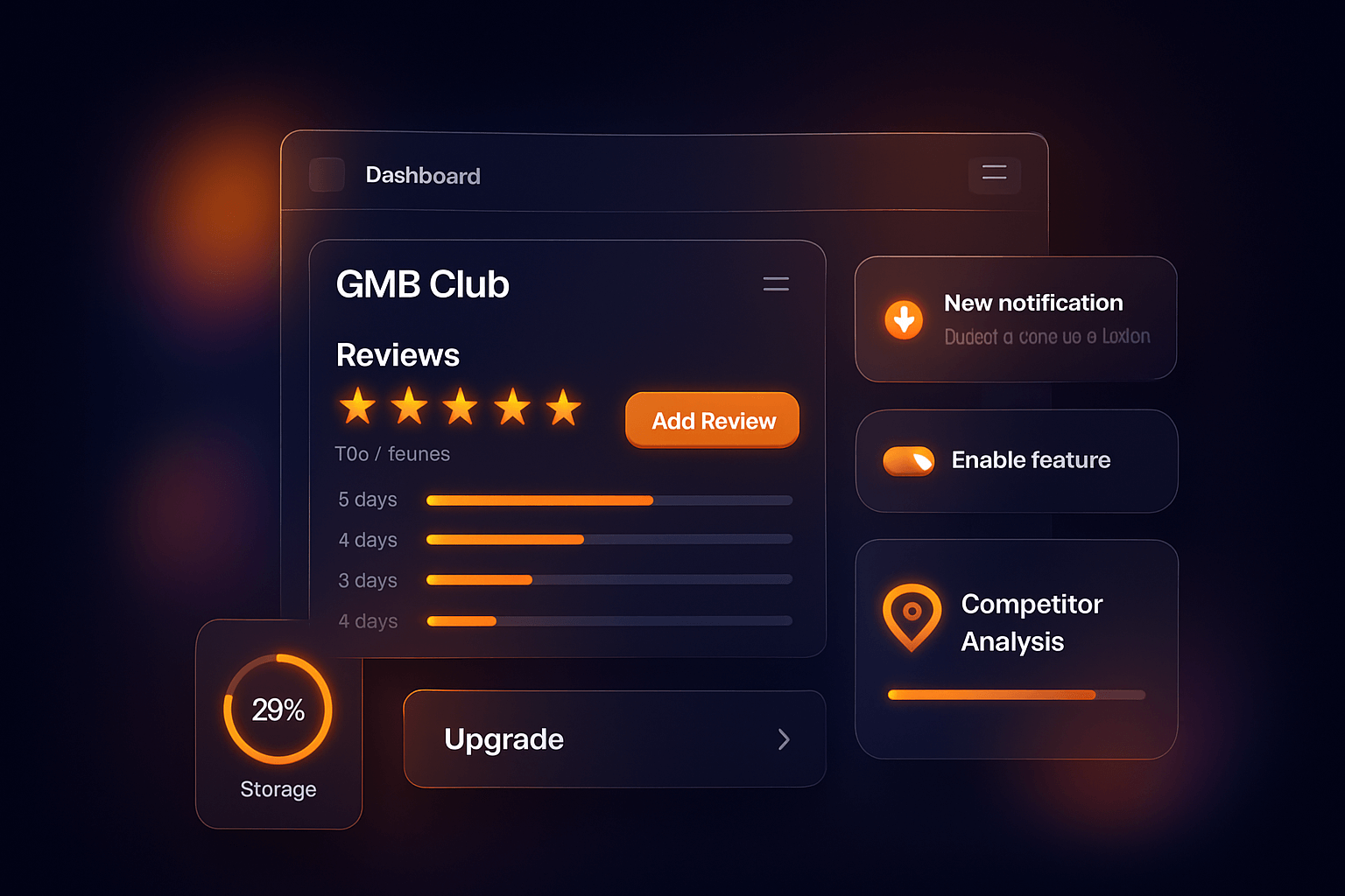 Interface GMB Club alternative à LocalRanker pour le SEO local