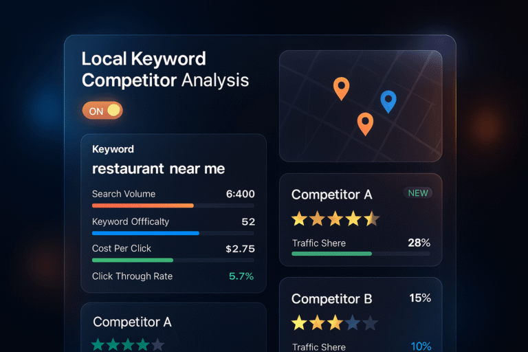 Analyse mots clés concurrents locaux : boostez votre visibilité en un clin d&rsquo;œil