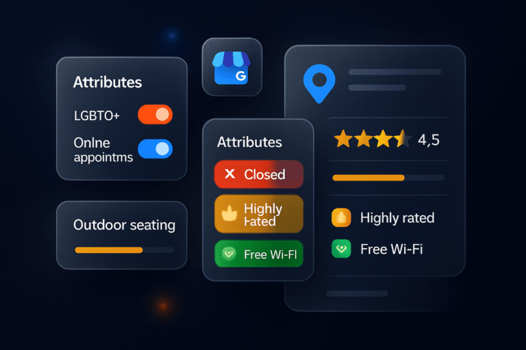 Attributs Google My Business : les incontournables à activer pour booster votre visibilité