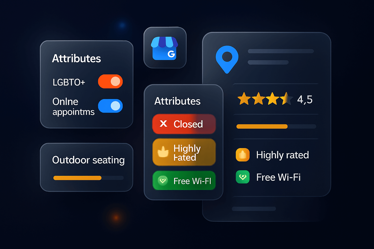 Attributs Google My Business : les incontournables à activer pour booster votre visibilité